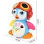 Pinguin interactiv, danseaza, canta, 2 moduri functionare, educational/divertisment, efecte luminoase/sunet