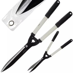Foarfeca de gradina, maner antialunecare, otel/plastic, 55cm, negru/argintiu