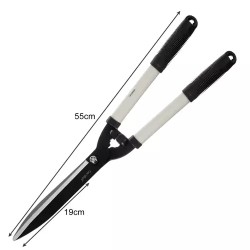 Foarfeca de gradina, maner antialunecare, otel/plastic, 55cm, negru/argintiu