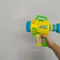 Pistol baloane pentru copii, efecte lumina, lichid baloane inclus, plastic, verde-galben