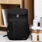 Rucsac termic camping, impermeabil, bretele reglabile, spuma si PVC, 43x33x19cm, negru