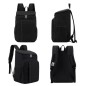 Rucsac termic camping, impermeabil, bretele reglabile, spuma si PVC, 43x33x19cm, negru