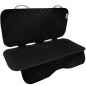 Husa protectie bancheta auto, impermeabila, centuri inchidere, 3 straturi, negru Husa protectie bancheta auto, impermeabila, centuri inchidere, 3 straturi, negru