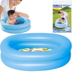 Piscina gonflabila rotunda 21L, 2 supape siguranta, protectie UV si socuri, 61x15 cm, PVC