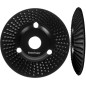 Disc pentru slefuit lemn, granulatie neteda, universal, aluminiu, 125mm, negru Disc pentru slefuit lemn, granulatie neteda, universal, aluminiu, 125mm, negru