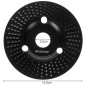 Disc pentru slefuit lemn, granulatie neteda, universal, aluminiu, 125mm, negru