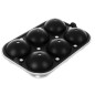 Forme pentru cuburi de gheata, silicon, reutilizabile, 22x15x6,5 cm, negru Forme pentru cuburi de gheata, silicon, reutilizabile, 22x15x6,5 cm, negru