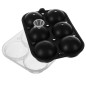 Forme pentru cuburi de gheata, silicon, reutilizabile, 22x15x6,5 cm, negru Forme pentru cuburi de gheata, silicon, reutilizabile, 22x15x6,5 cm, negru