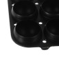 Forme pentru cuburi de gheata, silicon, reutilizabile, 22x15x6,5 cm, negru Forme pentru cuburi de gheata, silicon, reutilizabile, 22x15x6,5 cm, negru