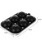 Forme pentru cuburi de gheata, silicon, reutilizabile, 22x15x6,5 cm, negru Forme pentru cuburi de gheata, silicon, reutilizabile, 22x15x6,5 cm, negru