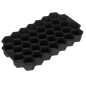 Forme din silicon pentru cuburi de gheata, 37 forme, 20,5x12x2 cm, negru