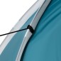 Cort pentru plaja, semi-deschis, inchidere cu fermoar, maner transport, fibra sticla/PE, 2,2x1,2x1,2m