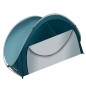 Cort de plaja, protectie UV, fermoar inchidere, accesorii montare incluse, maner transport, fibra sticla/PE, 2x1,2x1,1m