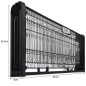 Lampa UV antiinsecte, 40W, 3 optiuni montare, grile detasabile, 1800-2500V, 67x6x24,5 cm Lampa UV antiinsecte, 40W, 3 optiuni montare, grile detasabile, 1800-2500V, 67x6x24,5 cm