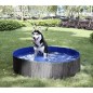 Piscina pliabila pentru caini, universala, robinet scurgere, PVC/MDF, 100x30 cm Piscina pliabila pentru caini, universala, robinet scurgere, PVC/MDF, 100x30 cm