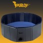 Piscina pliabila pentru caini, universala, robinet scurgere, PVC/MDF, 100x30 cm Piscina pliabila pentru caini, universala, robinet scurgere, PVC/MDF, 100x30 cm