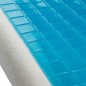 Perna ortopedica insertii gel, sustine coloana, reducere sforaitul, fermoar inchidere, 54x34x10 cm