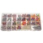 Set creativ accesorii bratari, 900 piese, margele, foarfece, diverse accesorii, multicolor