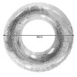 Colac gonflabil cu sclipici, supapa siguranta, PVC, 78cm