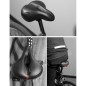 Scaun bicicleta, orificii ventilatie, universal, 2 arcuri suplimentare, banda reflectorizanta, 24x10,5x20 cm
