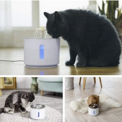 Set filtre dispenser apa animale de companie, 6 bucati interschimbabile, universale, alb