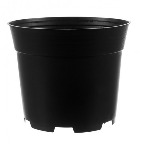 Set 10 ghivece plastic, reutilizabile, orificii scurgere, rezistenta temperaturi inalte, 2L