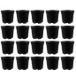 Set 20 ghivece reutilizabile pentru gradinarit, capacitate 2 litri, plastic