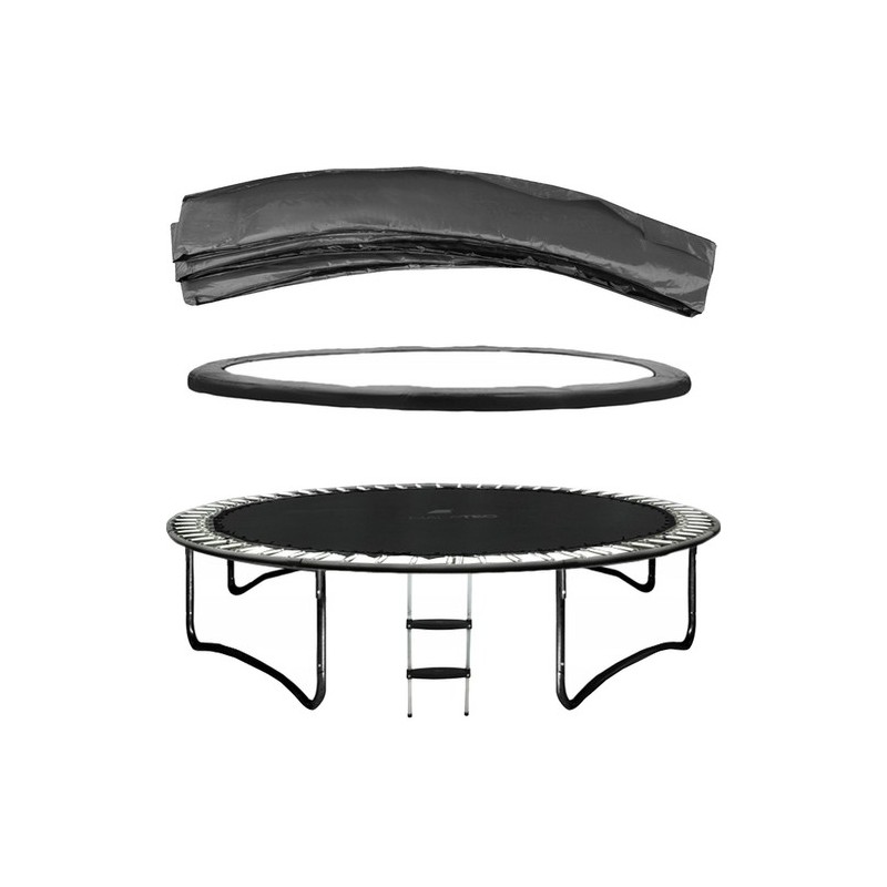 Protectie arcuri trambulina, 427 - 433 cm, protectie UV, universala, diametru 427cm, negru