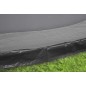 Protectie arcuri trambulina, 244 - 252 cm, protectie UV, PE, negru