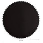 Covor trambulina, diametru 305 - 312 cm, 60 arcuri, rezistenta UV, carlige metalice, negru