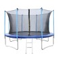 Plasa protectie trambulina, universala, fermoar inchidere, catarame, 365-374 cm, 8 bare sustinere Plasa protectie trambulina, universala, fermoar inchidere, catarame, 365-374 cm, 8 bare sustinere