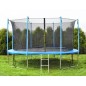 Plasa protectie trambulina, universala, fermoar inchidere, catarame, 365-374 cm, 8 bare sustinere Plasa protectie trambulina, universala, fermoar inchidere, catarame, 365-374 cm, 8 bare sustinere