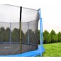 Plasa protectie trambulina, universala, fermoar inchidere, catarame, 365-374 cm, 8 bare sustinere Plasa protectie trambulina, universala, fermoar inchidere, catarame, 365-374 cm, 8 bare sustinere