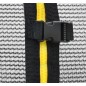 Plasa protectie trambulina, universala, fermoar inchidere, catarame, 365-374 cm, 8 bare sustinere Plasa protectie trambulina, universala, fermoar inchidere, catarame, 365-374 cm, 8 bare sustinere