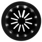 Set 100 ghivece, capacitate 2 litri, diametru 16 cm, reutilizabile, plastic, negru