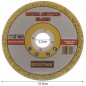 Set discuri pentru taiere metal, 50 bucati panza, suport universal, diametru 125 mm
