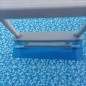 Covoras piscina cu scara, material antiderapant, PVC, 23 x 77 cm, albastru