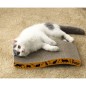 Dispozitiv de zgariat pentru pisici, carton, reutilizabil, 22,5x43x4cm, maro
