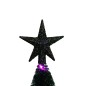 Decoratiune Craciun, bradut artificial cu suport din lemn, 32 cm, 10 micro LED-uri multicolore Decoratiune Craciun, bradut artificial cu suport din lemn, 32 cm, 10 micro LED-uri multicolore