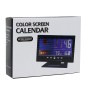 Ceas digital cu termometru si higrometru, control vocal, statie meteo, alarma, snooze, senzor de sunet, ecran LCD Ceas digital cu termometru si higrometru, control vocal, statie meteo, alarma, snooze, senzor de sunet, ecran LCD