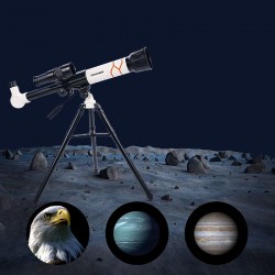 Telescop astronomic pentru copii, cu trepied, oculare 10-40x, varsta 6+