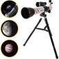 Telescop astronomic pentru copii, cu trepied, oculare 10-40x, varsta 6+
