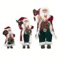 Set 3 figurine decorative Mos Craciun, diverse accesorii, inaltimi diferite Set 3 figurine decorative Mos Craciun, diverse accesorii, inaltimi diferite