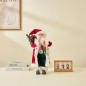 Set 3 figurine decorative Mos Craciun, diverse accesorii, inaltimi diferite Set 3 figurine decorative Mos Craciun, diverse accesorii, inaltimi diferite