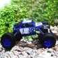 Masina off-road cu telecomanda 2.4 G, suspensii, scara 1:18, reincarcabila, albastra