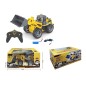 Buldozer cu telecomanda, lumina LED, tractiune 4x4, rotire 360 grade, reincarcabil USB Buldozer cu telecomanda, lumina LED, tractiune 4x4, rotire 360 grade, reincarcabil USB