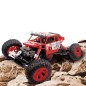 Masina cu telecomanda tip off-road, roti cu suspensii, scara 1:18, 2.4GHz, reincarcabila, rosie