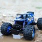 Masina cu telecomanda Rock Rover 4WD, pentru uscat, apa si zapada, scara 1:12, tractiune 4 roti, albastra