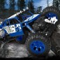 Masina off-road cu telecomanda 2.4 G, suspensii, scara 1:18, reincarcabila, albastra