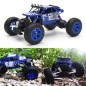 Masina off-road cu telecomanda 2.4 G, suspensii, scara 1:18, reincarcabila, albastra
